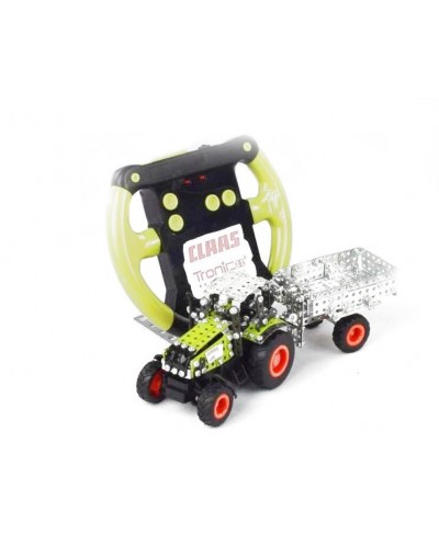 Tronico Micro Series - Claas Axion 850 with Trailer - Infra Red Controlled - 588 Parts - DIY Metal Kit T9501