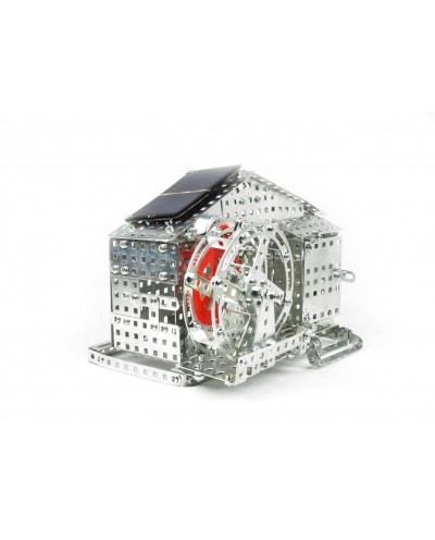 Tronico Profi Series - Water Mill Kit with Solar Power Cell - 625 Parts - DIY Metal Kit T10133