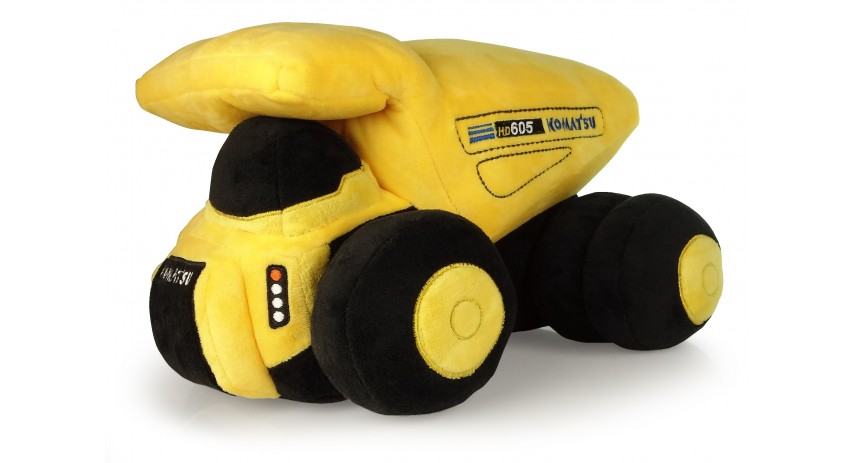 Komatsu HD605 Dumper Truck Soft Plush Toy UHK1131