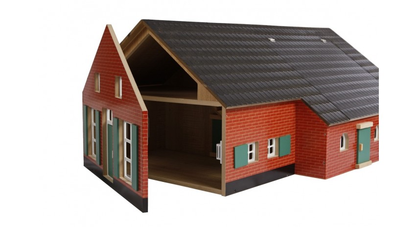 Wooden Farmhouse Toy Dollhouse