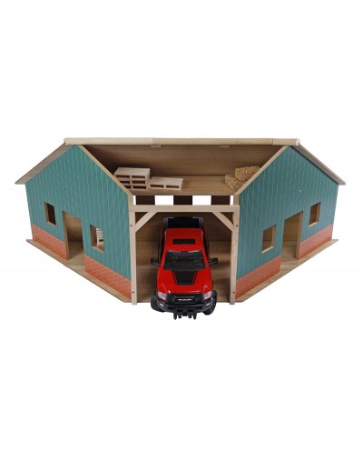 Wooden farm play set