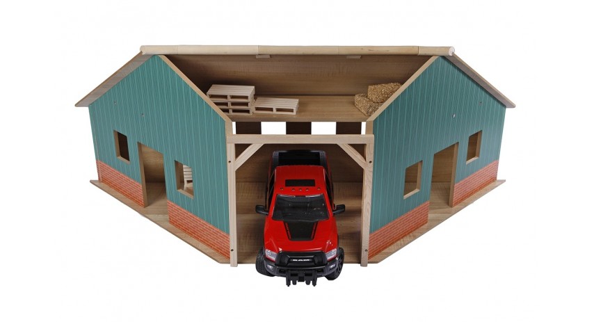 Wooden farm play set