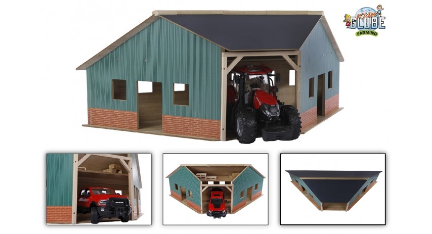 Wooden farm play set