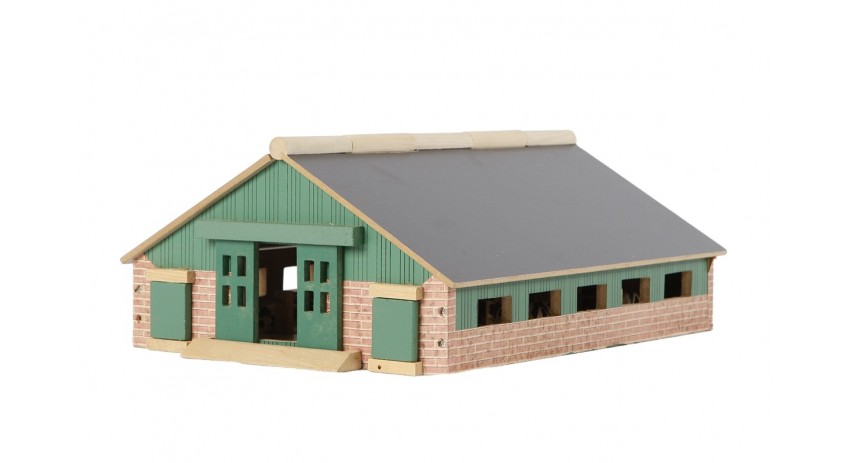 Kids Globe 1:87 Scale Cow stable KG610492