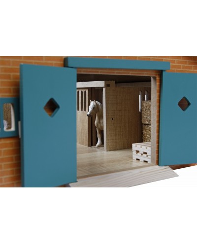 Wooden Horse Stable Toy