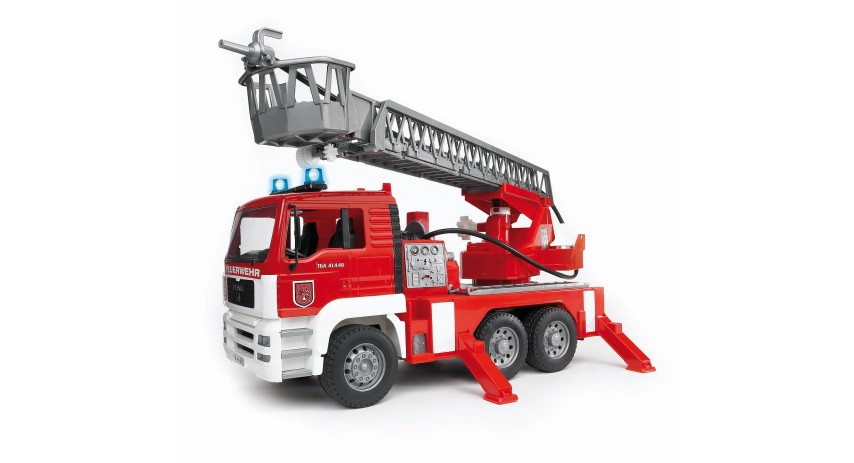Bruder Toys 02771 MAN Fire engine with water pump with Light/Sound Module scale 1/16