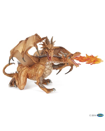 TWO HEADED DRAGON GOLD