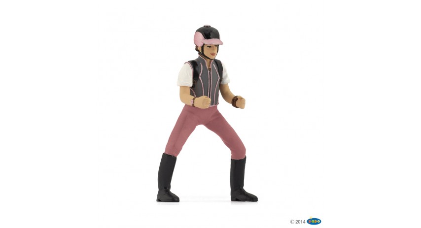 YOUNG TRENDY RIDING GIRL