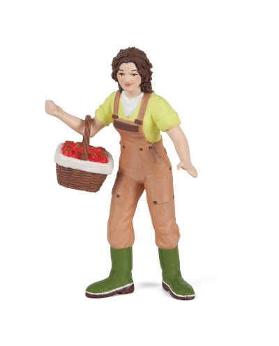 WOMAN FARMER WITH BASKET