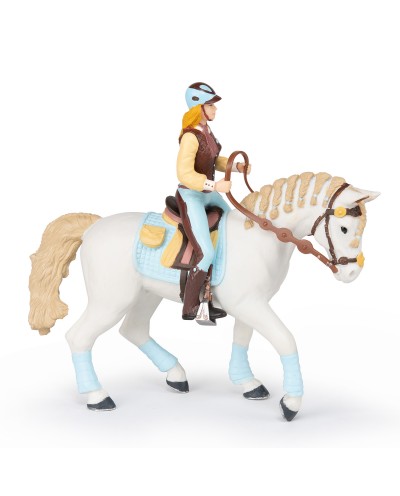 TRENDY RIDING WOMEN'S HORSE BLUE