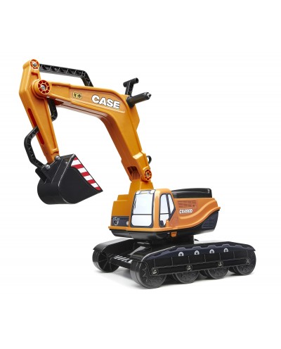 Case CE Digger Excavator Ride-on Toy with Storage, Construction Vehicle for Kids Ages +3 FA127