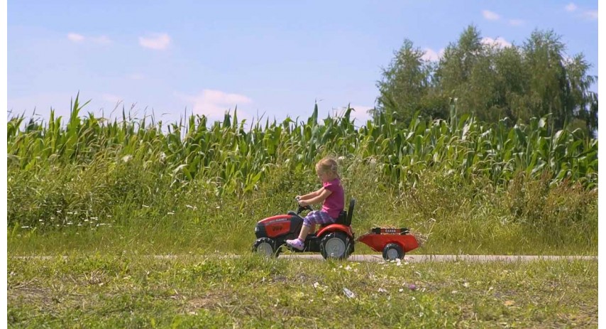 Case Pedal Tractor and Wagon