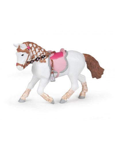 WALKING PONY with his young rider