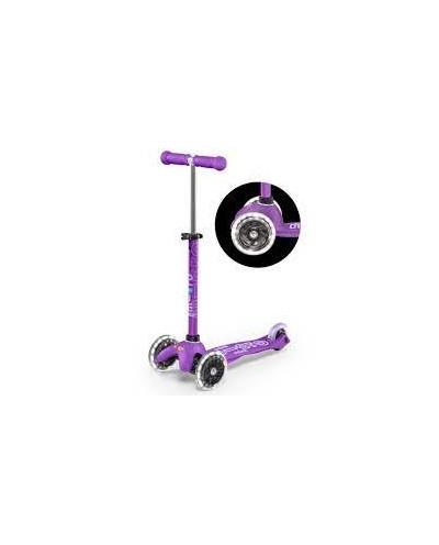 Micro Kickboard MMD141 Mini Deluxe LED scooter - Purple