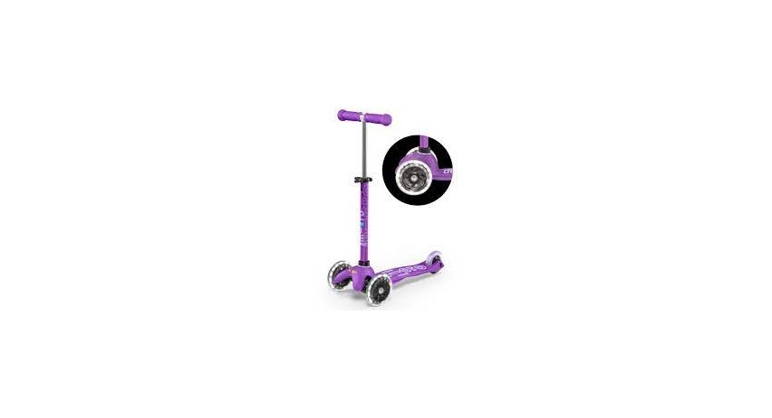 Micro Kickboard MMD141 Mini Deluxe LED scooter - Purple