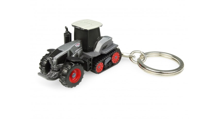 Universal Hobbies CLAAS Axion 960 Terra Trac - Gunmetal grey Tractor Metal Keychain UH5873