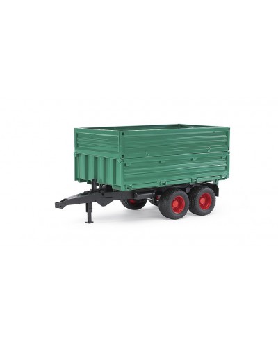 Bruder 02010 Green Trailer w/ Removable Top scale 1/16