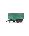 Bruder 02010 Green Trailer w/ Removable Top scale 1/16