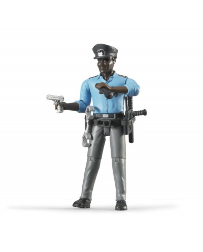 Bruder Toys 60051 Policeman Dark Skin Accessories