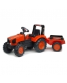 Falk Kubota M135GX Pedal Tractor with Trailer, Ride-on +3 years FA2060AB