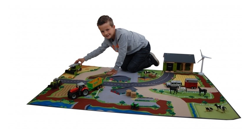 Kids Globe Farm Playmat 59"L x 39"W KG570347