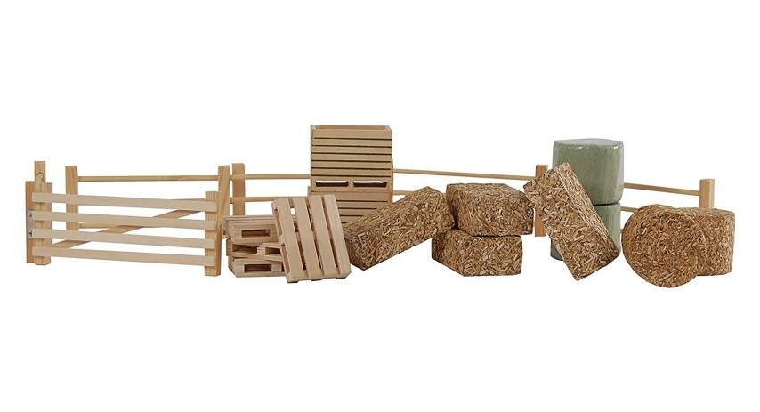 Kids Globe 1:32 Scale 19 pieces Accessory Set for Cow Stable and Horse stable Toy KG610253