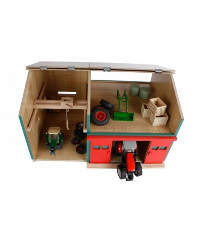 Kids Globe 1:32 scale Wooden Workshop Toy with Storage KG610816