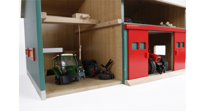 Kids Globe 1:32 scale Wooden Workshop Toy with Storage KG610816