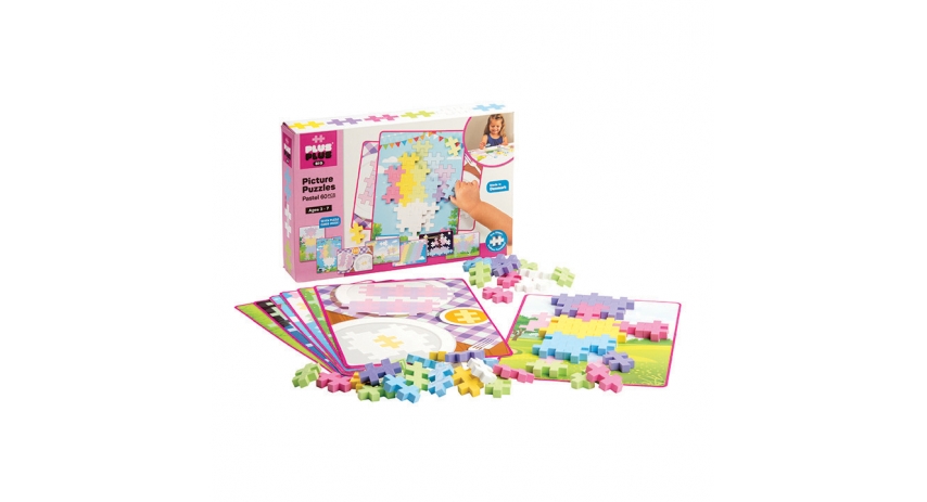 PlusPlus BIG Picture Puzzles - Pastel - DIY Kit