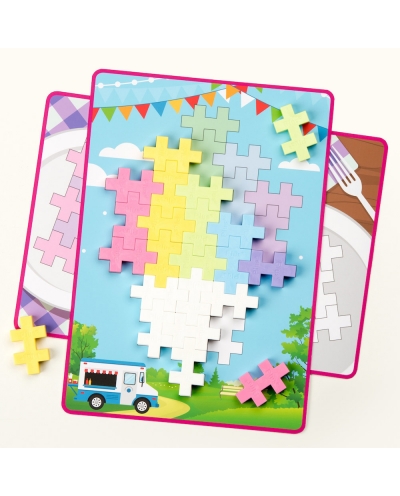 PlusPlus BIG Picture Puzzles - Pastel - DIY Kit