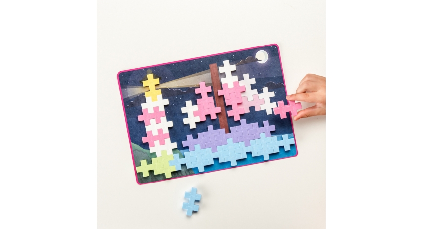 PlusPlus BIG Picture Puzzles - Pastel - DIY Kit