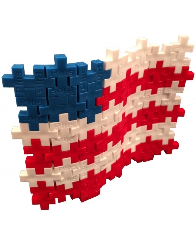 PlusPlus 04114 Tube - Patriotic Mix - DIY Kit