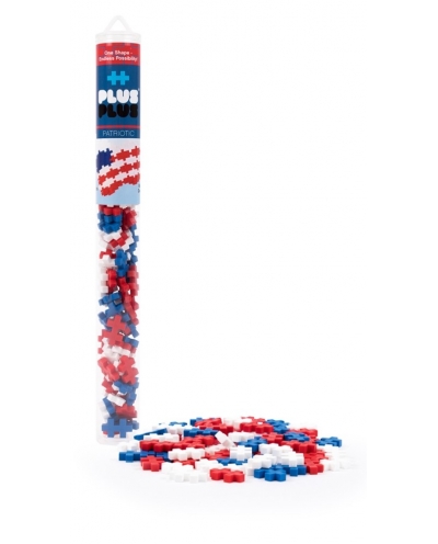 PlusPlus 04114 Tube - Patriotic Mix - DIY Kit