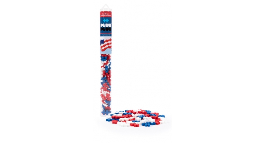 PlusPlus 04114 Tube - Patriotic Mix - DIY Kit