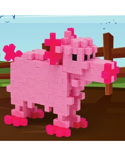 PlusPlus 04151 Tube &ndash; Pig - DIY Kit