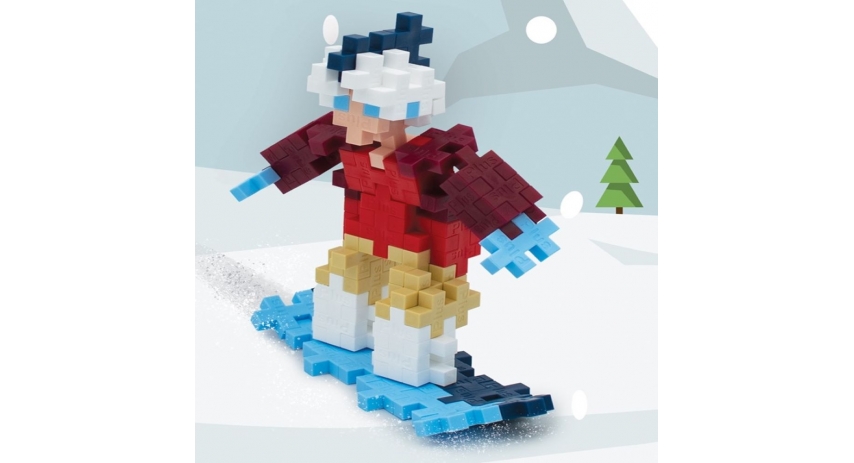 PlusPlus 04251 Tube - Snowboarder - DIY Kit