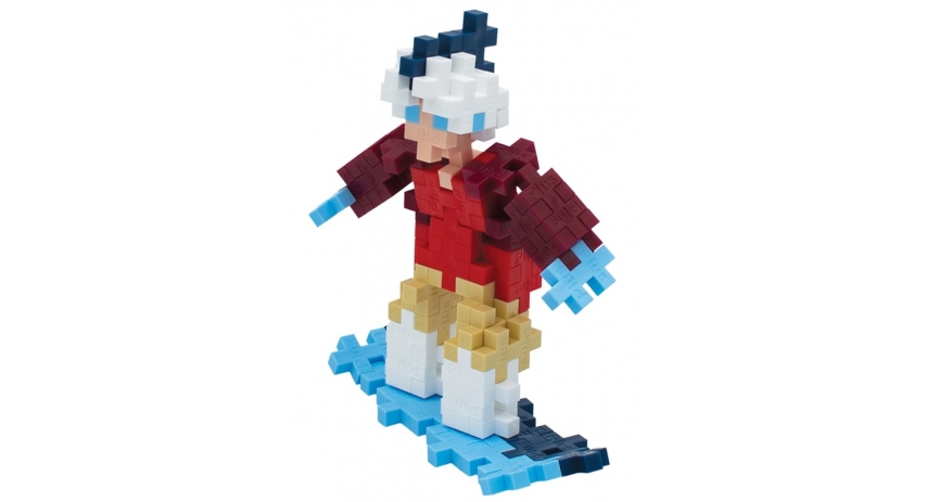 PlusPlus 04251 Tube - Snowboarder - DIY Kit