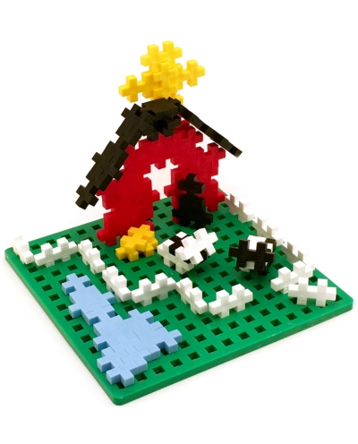 PlusPlus 05013 Baseplate Builder - Farm - DIY Kit