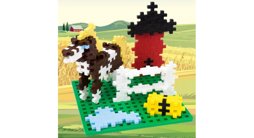 PlusPlus 05013 Baseplate Builder - Farm - DIY Kit