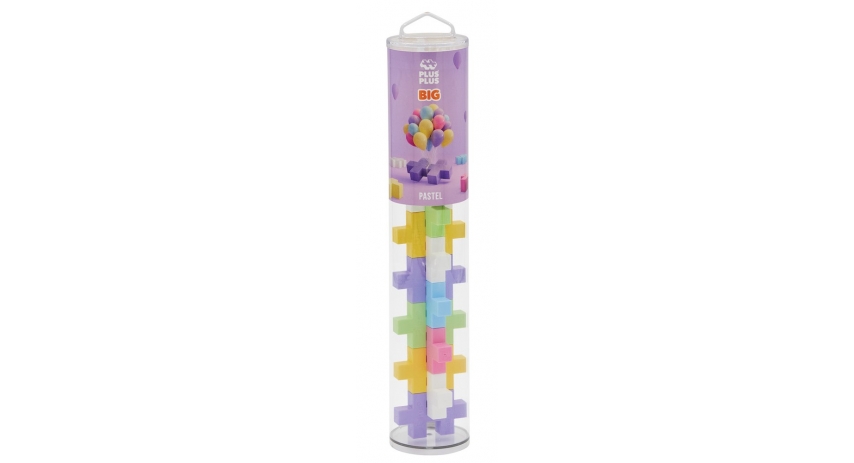 PlusPlus 05022 BIG 15 pc Tube - Pastel – DIY Kit