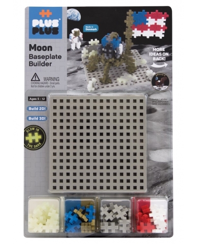 PlusPlus 05038 Baseplate Builder - Moon - DIY Kit