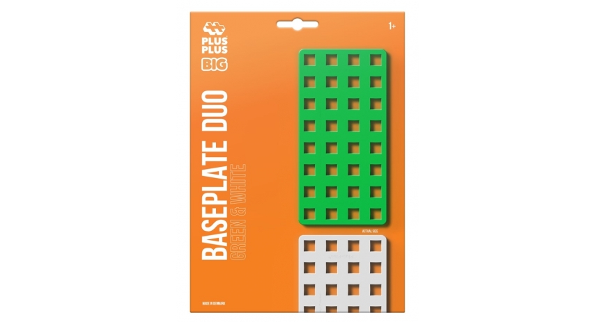 PlusPlus 05060 BIG Baseplate Duo - Green & White - DIY Kit