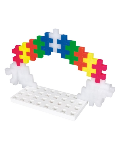 PlusPlus 05060 BIG Baseplate Duo - Green & White - DIY Kit