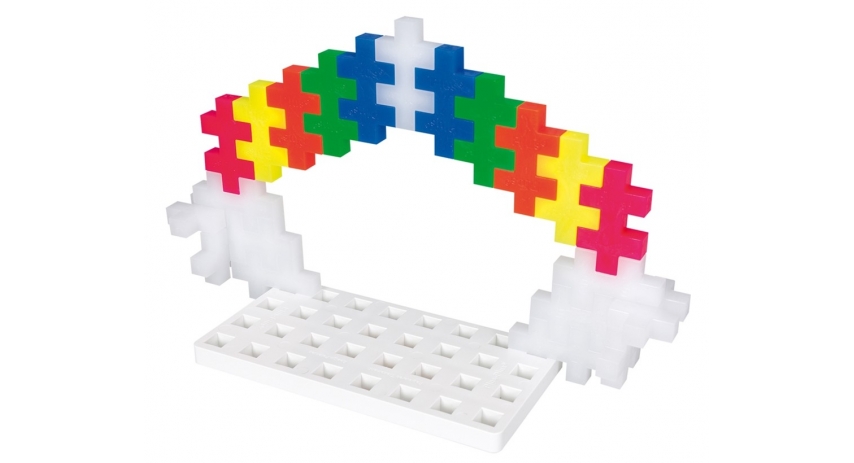 PlusPlus 05060 BIG Baseplate Duo - Green & White - DIY Kit