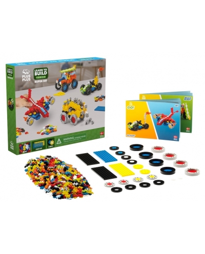 PlusPlus 05072 Learn to Build - Vehicles Super Set - DIY Kit