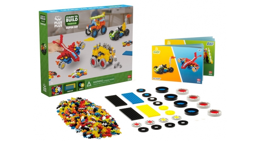PlusPlus 05072 Learn to Build - Vehicles Super Set - DIY Kit