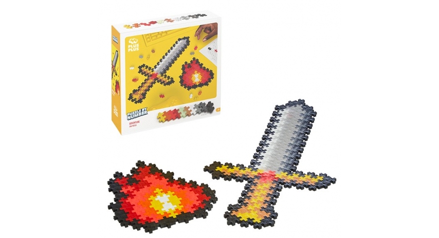 PlusPlus 05100 Puzzle by Number? - 250 pc Adventure - DIY Kit