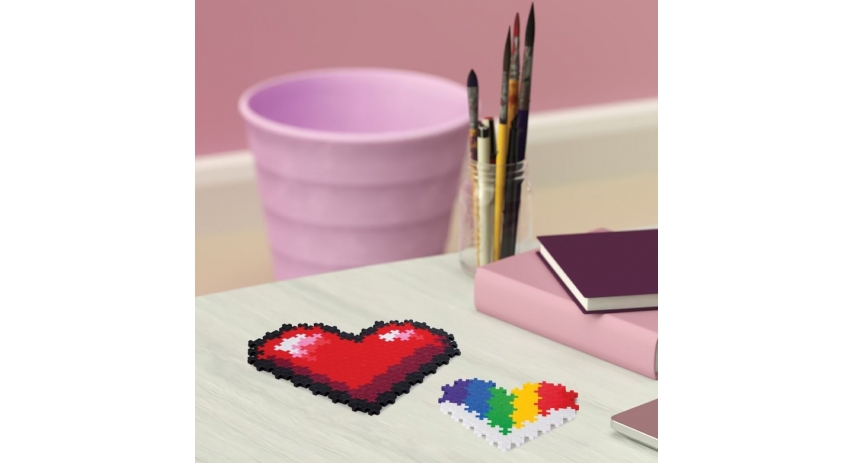 PlusPlus 05101 Puzzle by Number? - 250 pc Hearts - DIY Kit