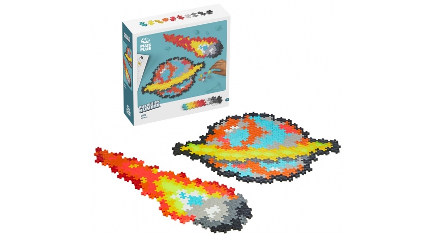 PlusPlus 05102 Puzzle by Number? - 500 pc Space - DIY Kit