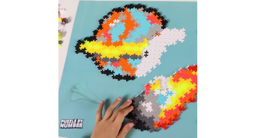 PlusPlus 05102 Puzzle by Number? - 500 pc Space - DIY Kit
